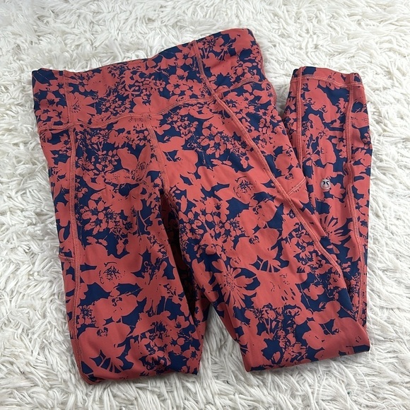 Lululemon Final Lap Crop *23" Efflorescent Dark Canyon Onyx Blue - Picture 1 of 7